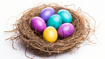 Fototapeta na wymiar Colorful easter egg
