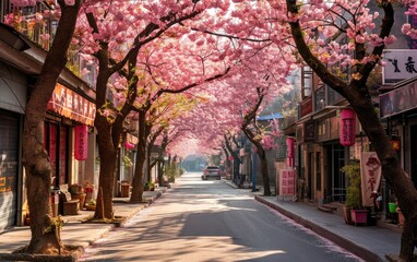 Cherry Blossom Shop Stroll