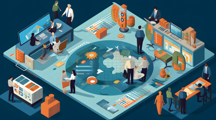 Investment Consultant,strategy,planning,Financial advisor and accounting concept. generative AI.