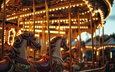 Enchanting Carnival Light Carousel