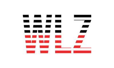 WLZ three initial letter iconic line negative space minimal logo design vector template. monogram, abstract, wordmark, business, typography, minimalist, brand, company, flat, modern, unique, simple