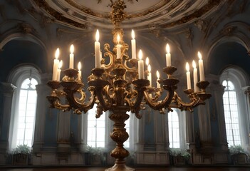 Obraz premium interior of the cathedral of st mary country