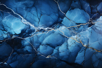 Blue Sodalite Stone Texture Background