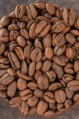 coffee beans close up