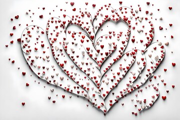 heart on a white background