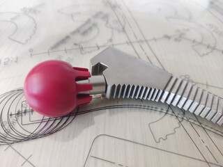 Surgical instruments for total hip replacement