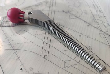 Surgical instruments for total hip replacement