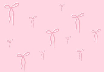 pastel pink ribbon background