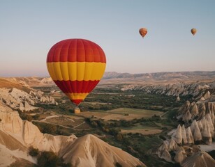 setting up a Hot Air Balloon in Cappadocia