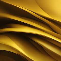 abstract golden wave background, generative ai