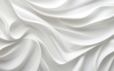 White Abstract Wave Texture Background - made with Generative AI 