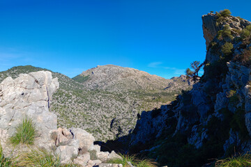 Natural area of the Serra de Tramuntana., Majorca, Balearic Islands, Spain