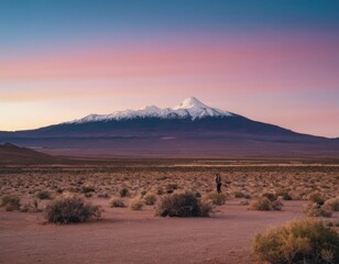 atacama desert in Chile , candid, tourist in shot