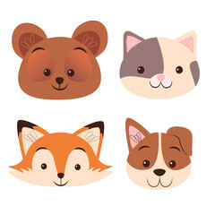 Cute animals collection