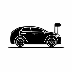car silhouette vector