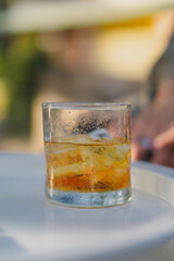 Glass of whiskey