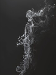 smoke on black