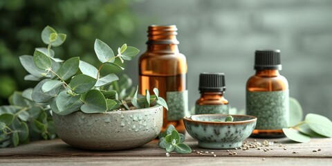 Aromatherapy in a Bottle Essential Oils for a Monthly Self-Care Routine Generative AI