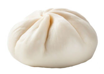 chinese steam bun isolated on white background
