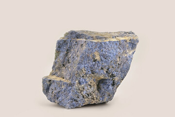 Dumortierite is a fibrous variably colored aluminium boro-silicate mineral used in porcelain industry
