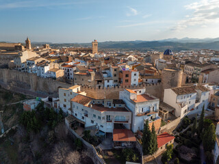 Obraz premium Muralla y acueducto de Segorbe en Castellon