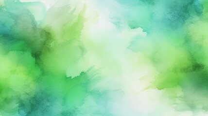Fototapety  green watercolor foliage abstract background. . spring eco nature