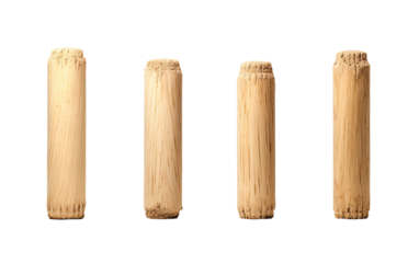 Cricket Stumps on a White or Clear Surface PNG Transparent Background