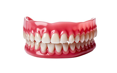 Obraz premium teeth model on a White or Clear Surface PNG Transparent Background