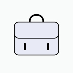 Portfolio Icon. Bag, Briefcase Symbol.