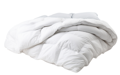 down-filled comforter on a White or Clear Surface PNG Transparent Background