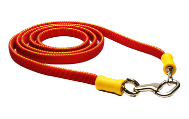 Dog Leash on a White or Clear Surface PNG Transparent Background