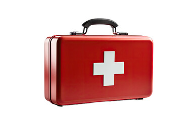 first aid kit on a White or Clear Surface PNG Transparent Background