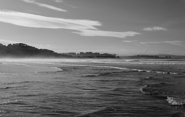 Cantabria, Bay of Santander, sandy beach playa de los Tranquilos
