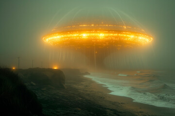 Moment Earth makes contact with an advanced alien civilization, exploring the visual dynamics of an interstellar encounter 