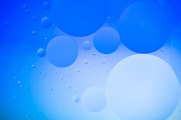 Light Blue Oil Drop Background