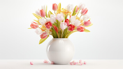 Beautiful spring easter flowers