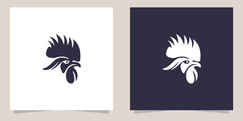 rooster logo design vector © Sejivva_STD