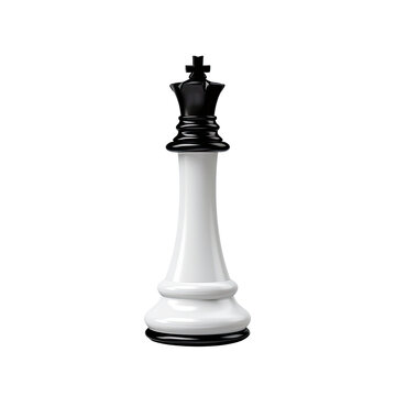 Chess piece on transparent background
