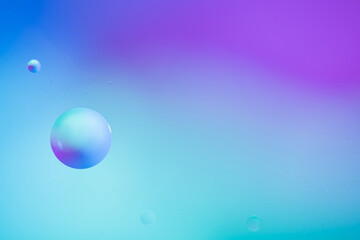 Light Blue Oil Drop Background