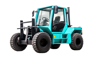Heavy loader machinery on a White or Clear Surface PNG Transparent Background