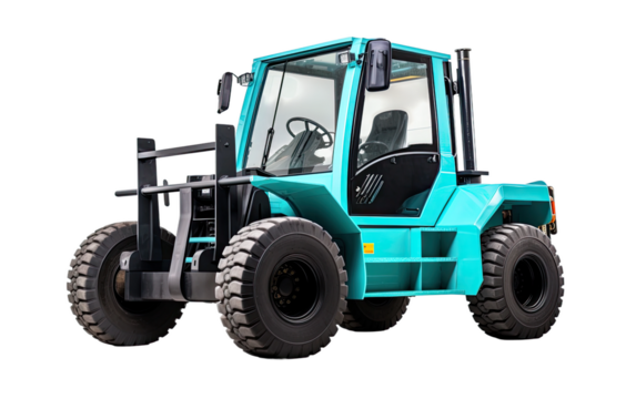 Heavy loader machinery on a White or Clear Surface PNG Transparent Background