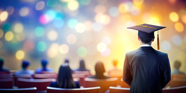 abstract blurred background of educational theme