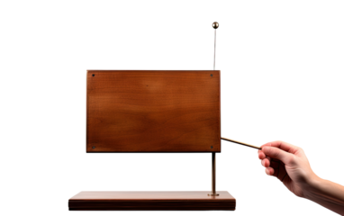 Theremin antenna on a White or Clear Surface PNG Transparent Background