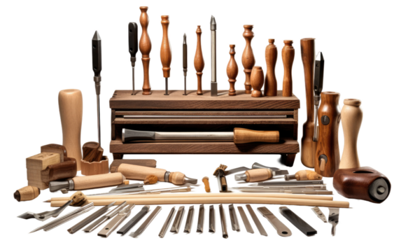 wood burning tools for personalized DIY on a White or Clear Surface PNG Transparent Background