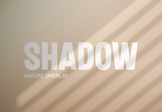 Sun Shadow Overlay Mockup