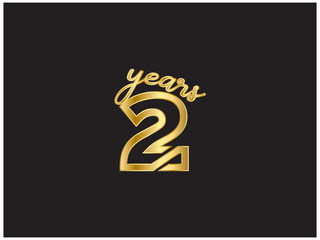 Fototapeta premium Celebration Emblem Anniversary Vector Logo. Milestone Mark Anniversary Logo in Vector. Commemorative Crest Vector Anniversary Logo. Special Occasion Symbol Anniversary Vector Emblem.