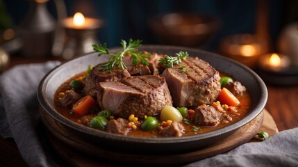 stew with vegetables