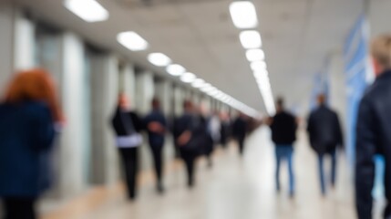 people walking at airport, people walking in corridor