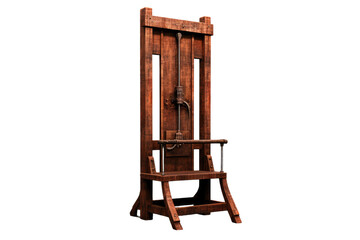 The Guillotine Isolated On Transparent Background