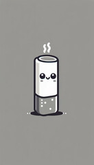 Generative AI cigarette illustration